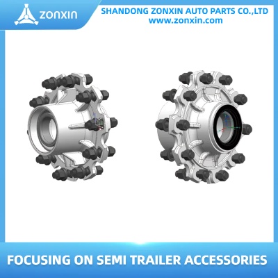 Alloy wheel hub,Semi Trailer Alloy Wheel Hub,Truck Trailer Alloy Wheel Hub